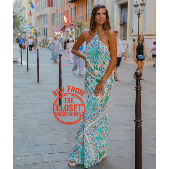 RARE!!! MANGO BLOGGER FAVE!!! Linen Blend Maxi Dress NWT - Picture 15 of 16